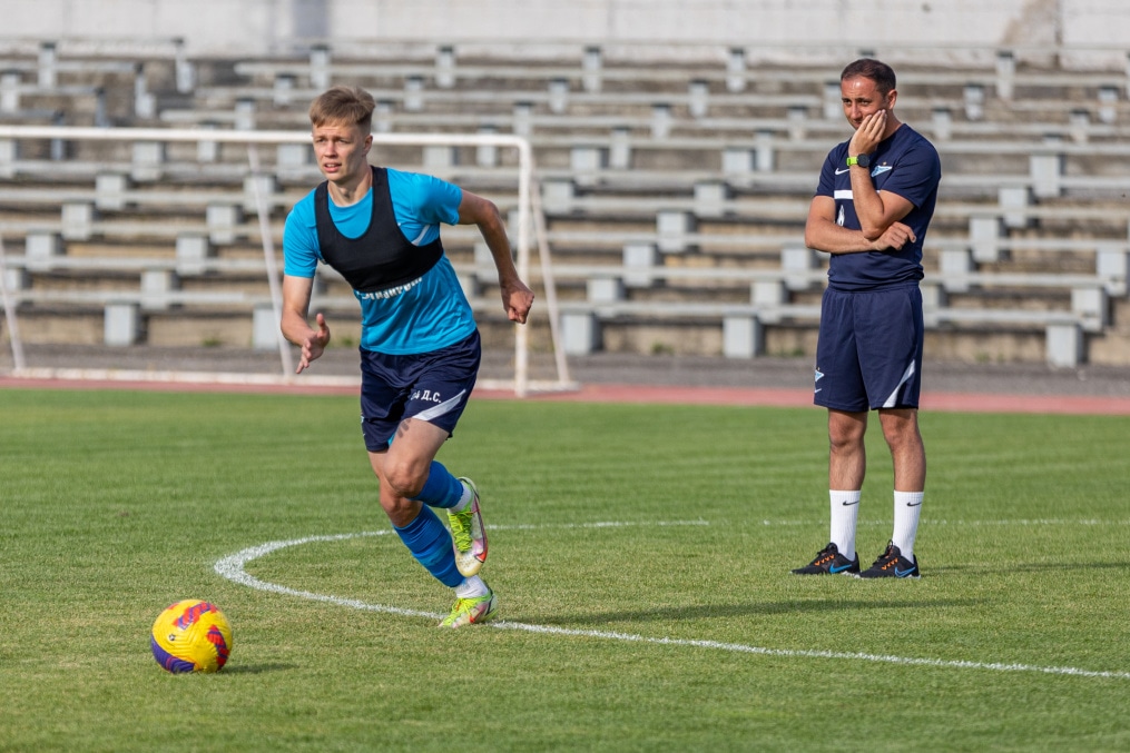 «Газпром» — тренировочные сборы «Зенита»-м в Ставропольском крае: 29 июня, вечерняя тренировка