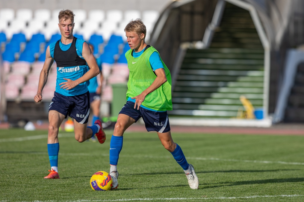 «Газпром» — тренировочные сборы «Зенита»-м в Ставропольском крае: 29 июня, вечерняя тренировка