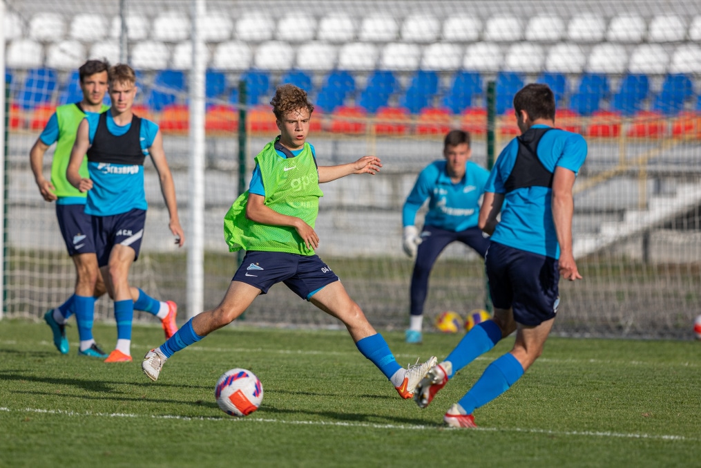 «Газпром» — тренировочные сборы «Зенита»-м в Ставропольском крае: 29 июня, вечерняя тренировка