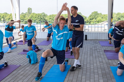 «Газпром» — тренировочные сборы «Зенита»-м в Ставропольском крае: 30 июня, утренняя тренировка