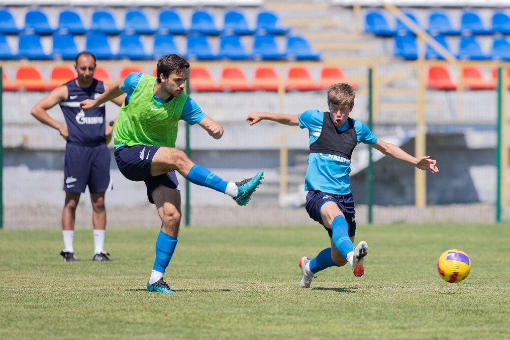 «Газпром» — тренировочные сборы «Зенита»-м в Ставропольском крае: 5 июля, утренняя тренировка