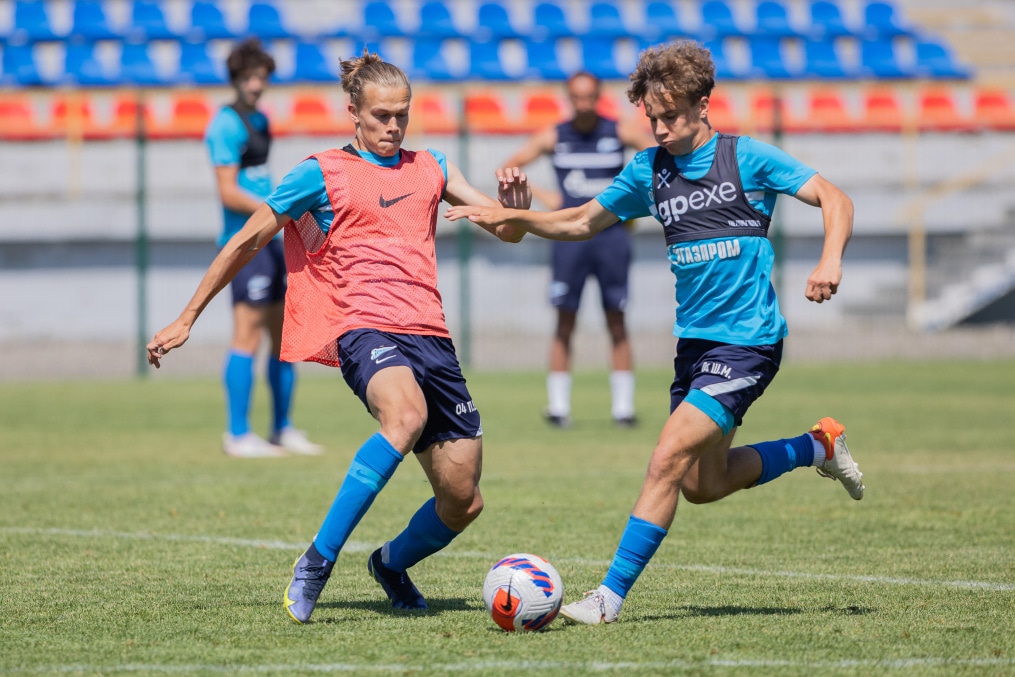 «Газпром» — тренировочные сборы «Зенита»-м в Ставропольском крае: 5 июля, утренняя тренировка