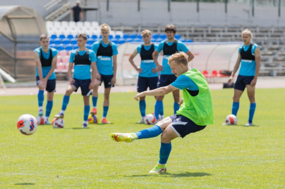 «Газпром» — тренировочные сборы «Зенита»-м в Ставропольском крае: 5 июля, утренняя тренировка