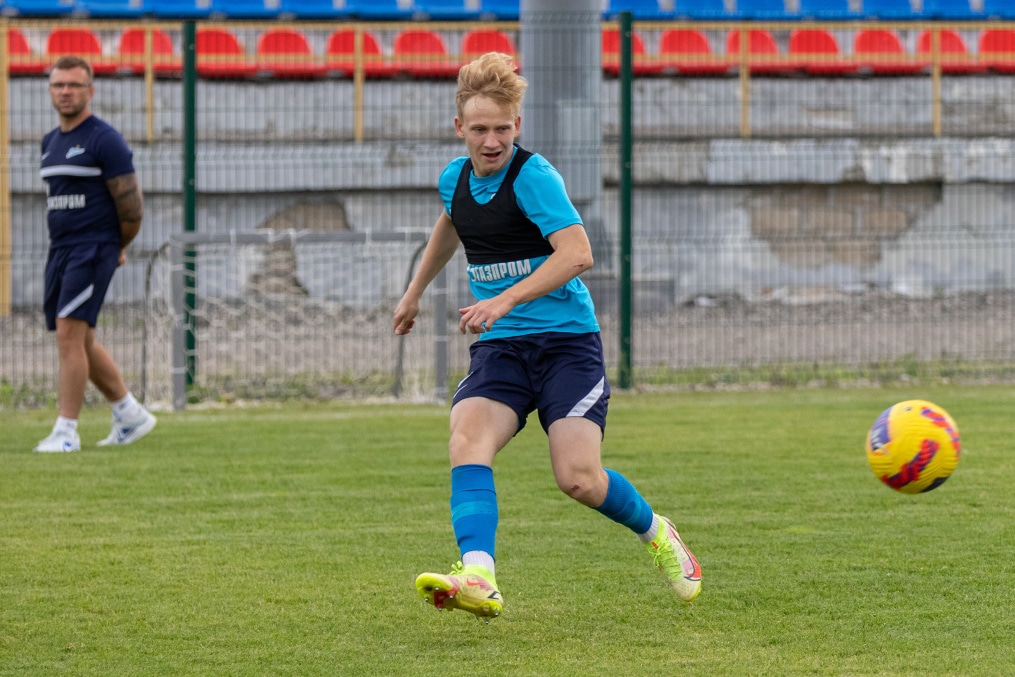 «Газпром» — тренировочные сборы «Зенита»-м в Ставропольском крае:  5 июля, вечерняя тренировка