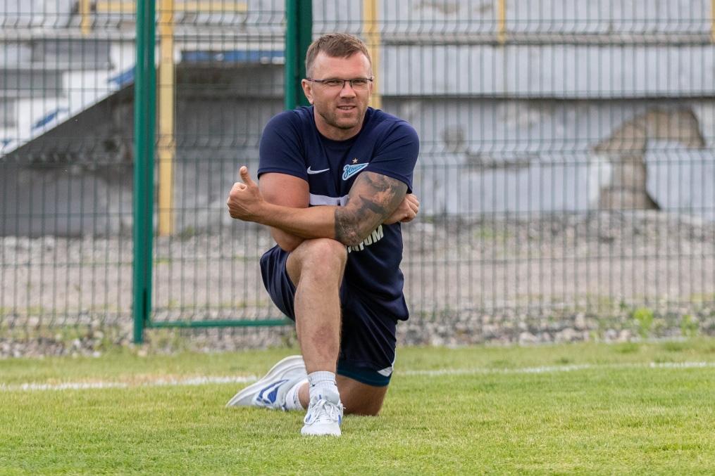 «Газпром» — тренировочные сборы «Зенита»-м в Ставропольском крае:  5 июля, вечерняя тренировка