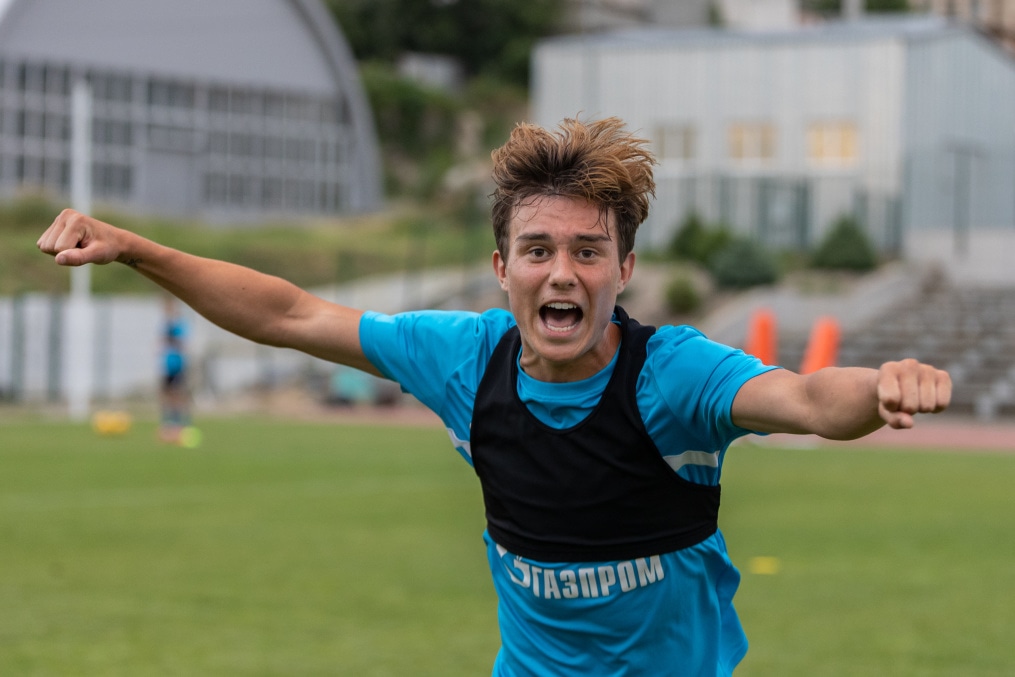 «Газпром» — тренировочные сборы «Зенита»-м в Ставропольском крае:  5 июля, вечерняя тренировка
