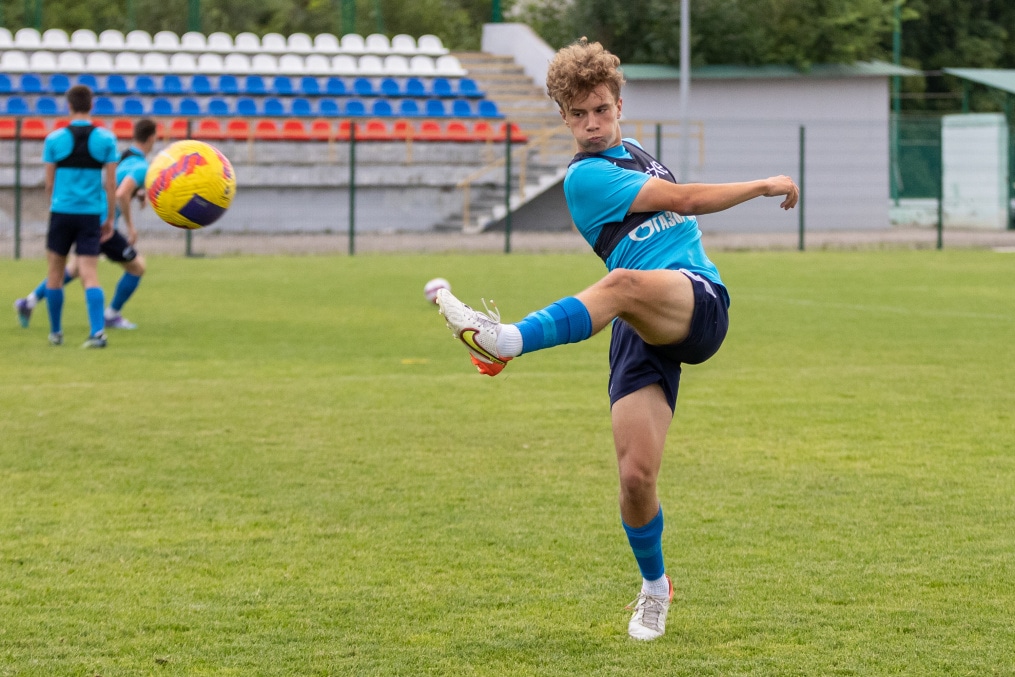 «Газпром» — тренировочные сборы «Зенита»-м в Ставропольском крае:  5 июля, вечерняя тренировка