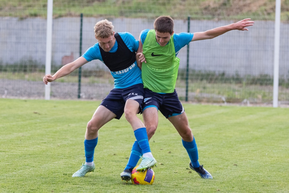 «Газпром» — тренировочные сборы «Зенита»-м в Ставропольском крае:  5 июля, вечерняя тренировка