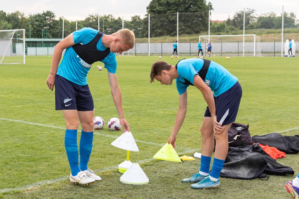 «Газпром» — тренировочные сборы «Зенита»-м в Ставропольском крае:  5 июля, вечерняя тренировка