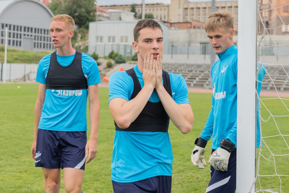 «Газпром» — тренировочные сборы «Зенита»-м в Ставропольском крае:  5 июля, вечерняя тренировка