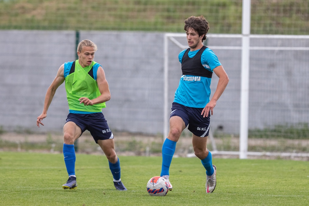 «Газпром» — тренировочные сборы «Зенита»-м в Ставропольском крае:  5 июля, вечерняя тренировка