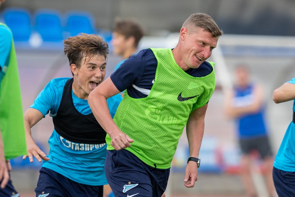 «Газпром» — тренировочные сборы «Зенита»-м в Ставропольском крае:  5 июля, вечерняя тренировка