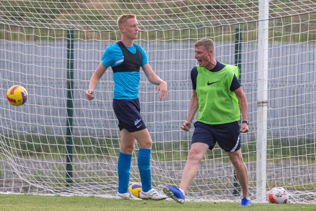 «Газпром» — тренировочные сборы «Зенита»-м в Ставропольском крае:  5 июля, вечерняя тренировка
