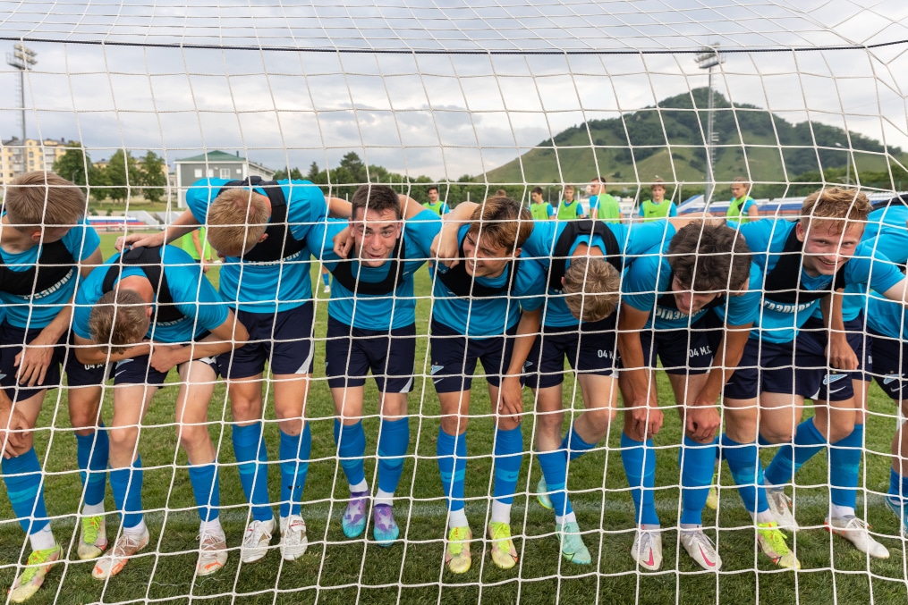 «Газпром» — тренировочные сборы «Зенита»-м в Ставропольском крае:  5 июля, вечерняя тренировка