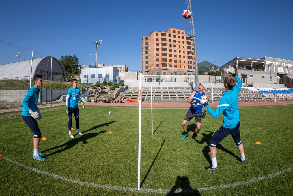 «Газпром» — тренировочные сборы «Зенита»-м в Ставропольском крае: 6 июля, вечерняя тренировка