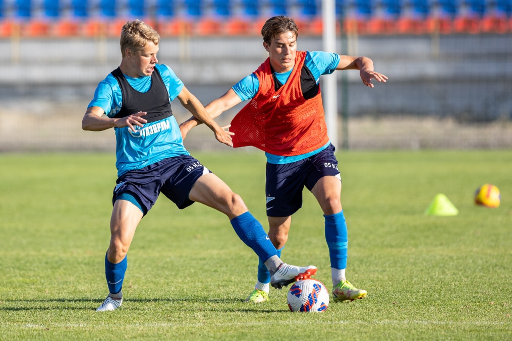 «Газпром» — тренировочные сборы «Зенита»-м в Ставропольском крае: 6 июля, вечерняя тренировка