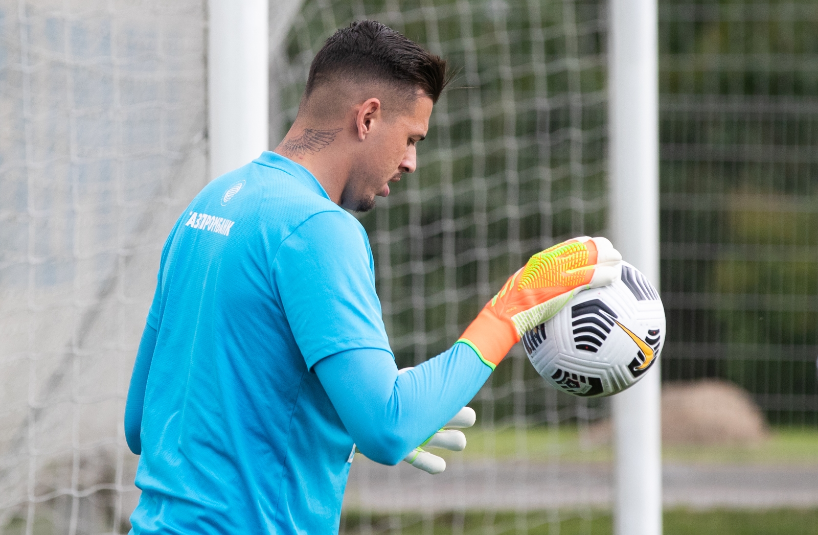 Первая тренировка Ивана Куарезмы