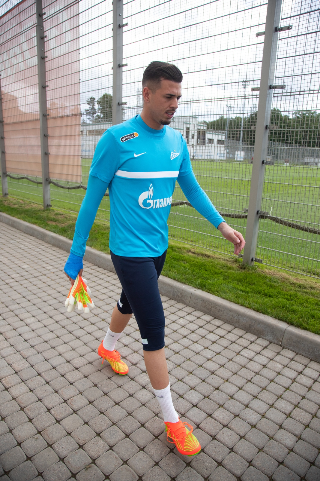 Первая тренировка Ивана Куарезмы