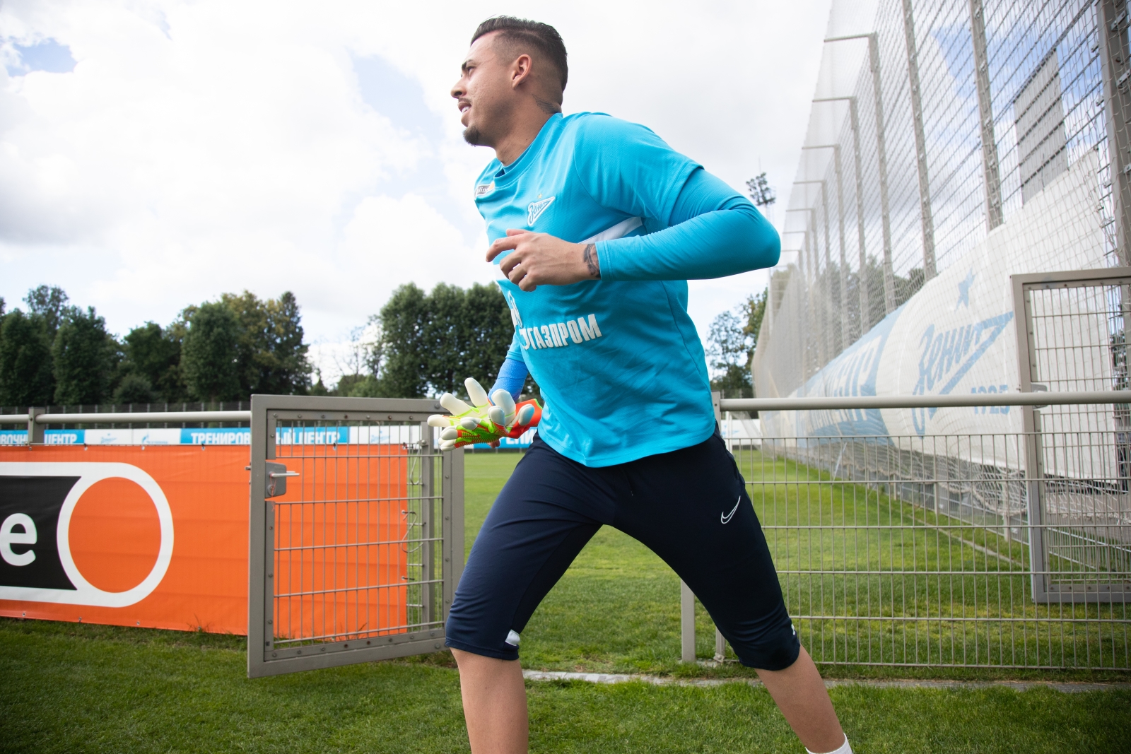 Первая тренировка Ивана Куарезмы