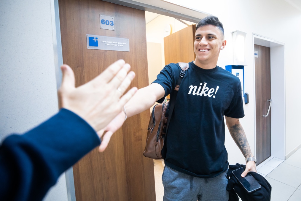 Медосмотр новых игроков «Зенита» в ММЦ «СОГАЗ»