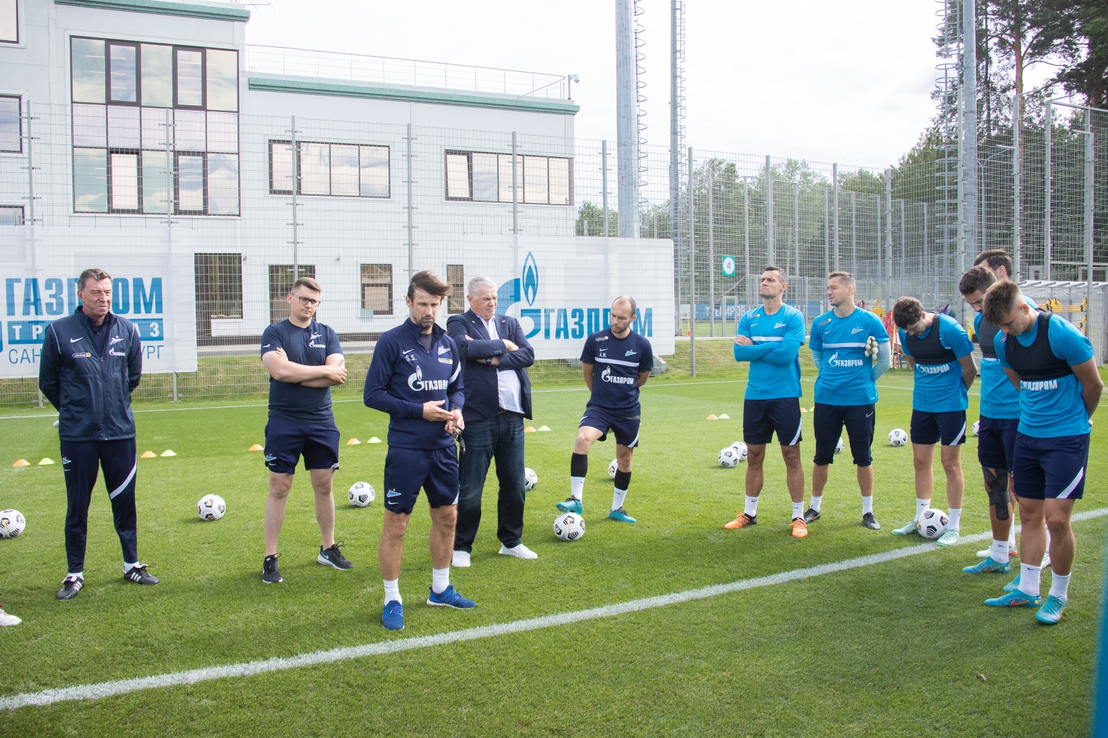Открытая тренировка «Зенита» перед матчем с «Крыльями Советов»