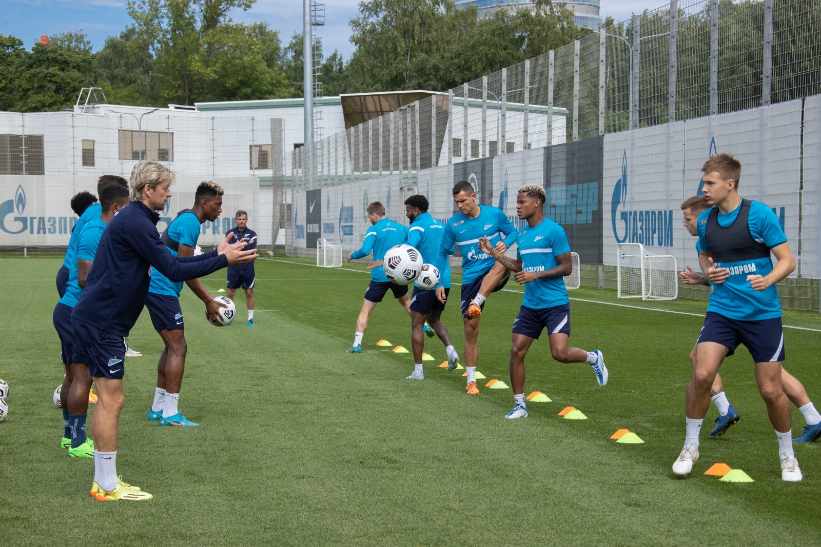 Открытая тренировка «Зенита» перед матчем с «Крыльями Советов»
