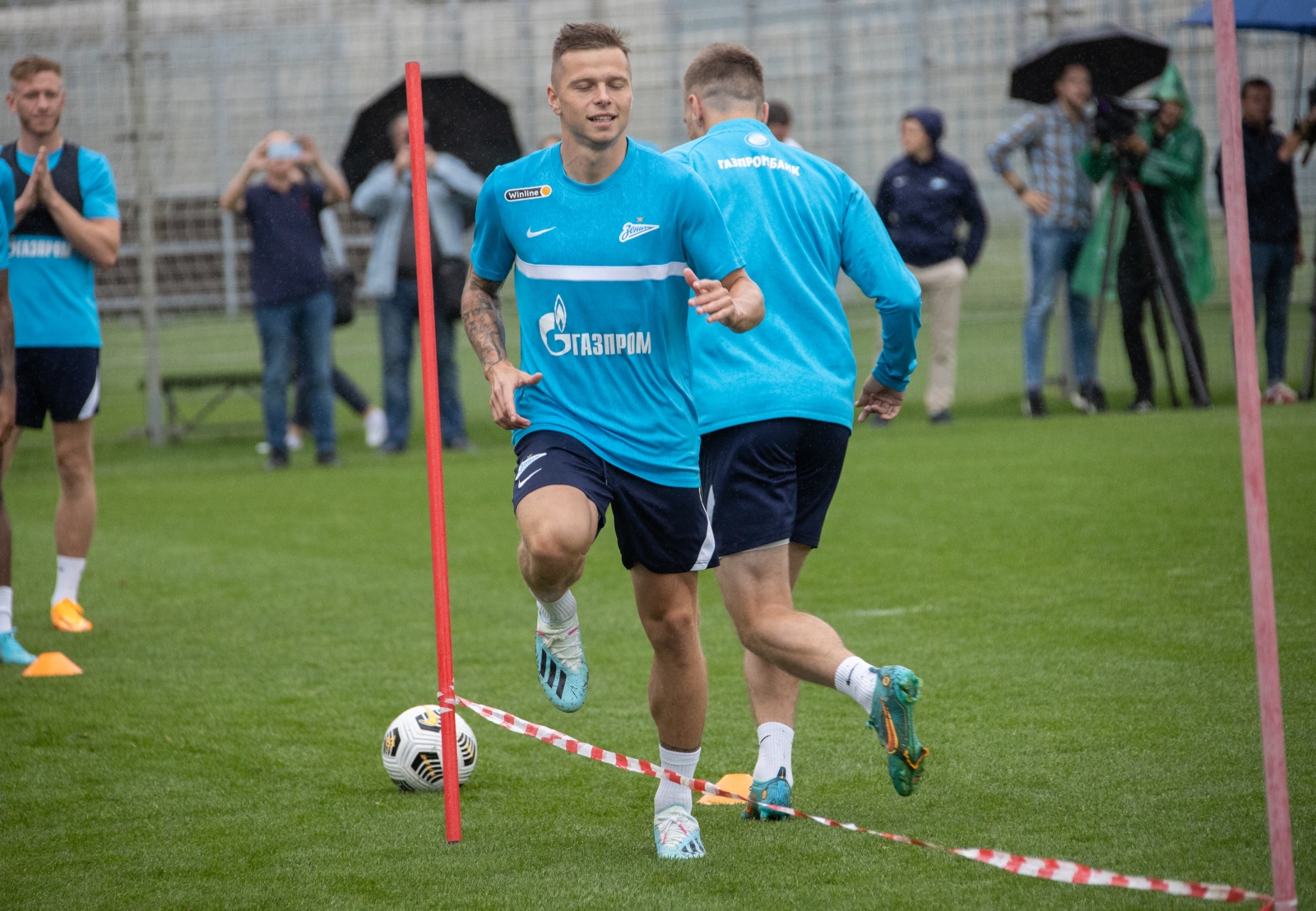 Открытая тренировка «Зенита» перед матчем с «Локомотивом»