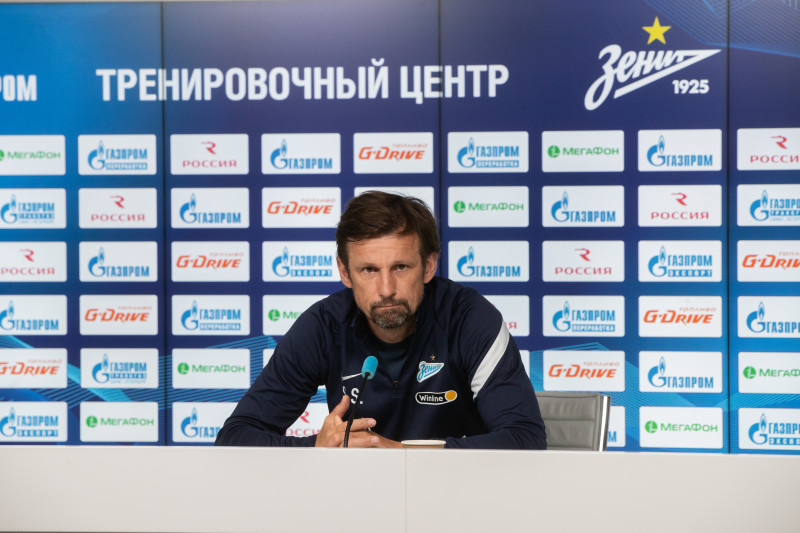 Пресс-конференция «Зенита» перед матчем с «Локомотивом»