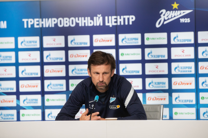 Пресс-конференция «Зенита» перед матчем с «Локомотивом»