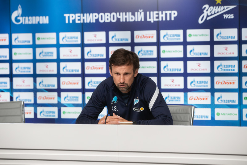 Пресс-конференция «Зенита» перед матчем с «Локомотивом»