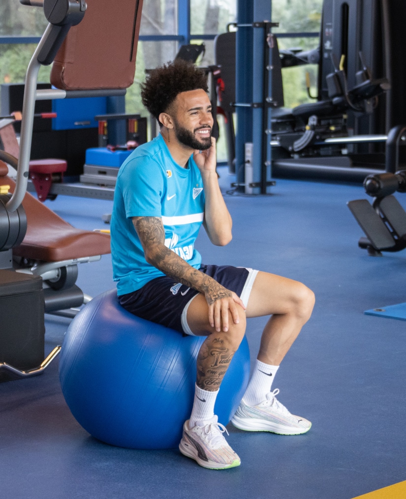 Открытая тренировка «Зенита» перед матчем с «Ахматом»