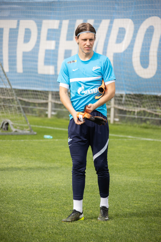 Открытая тренировка «Зенита» перед матчем с «Ахматом»
