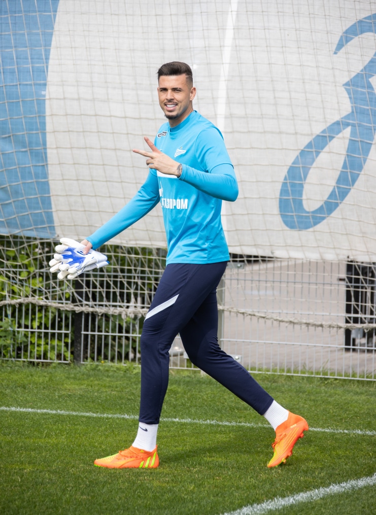 Открытая тренировка «Зенита» перед матчем с «Ахматом»