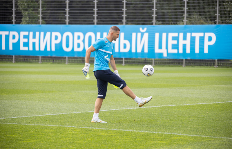 Открытая тренировка «Зенита» перед матчем с «Ахматом»