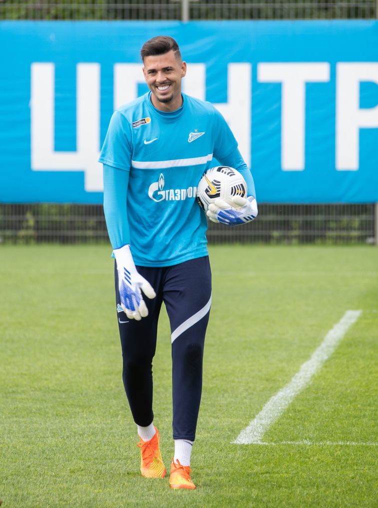 Открытая тренировка «Зенита» перед матчем с «Ахматом»