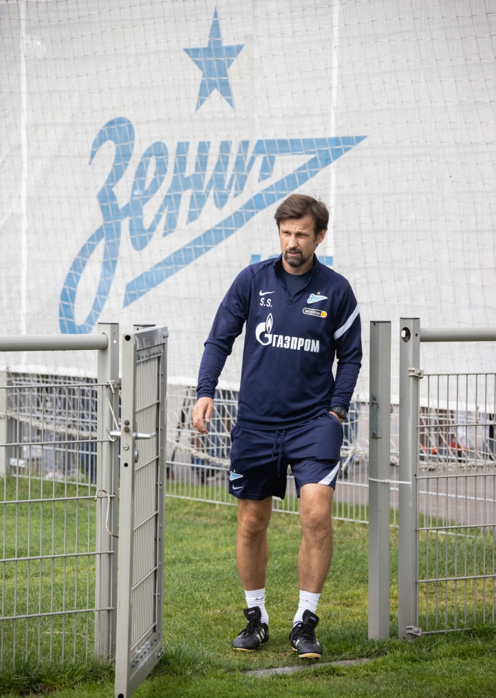 Открытая тренировка «Зенита» перед матчем с «Ахматом»