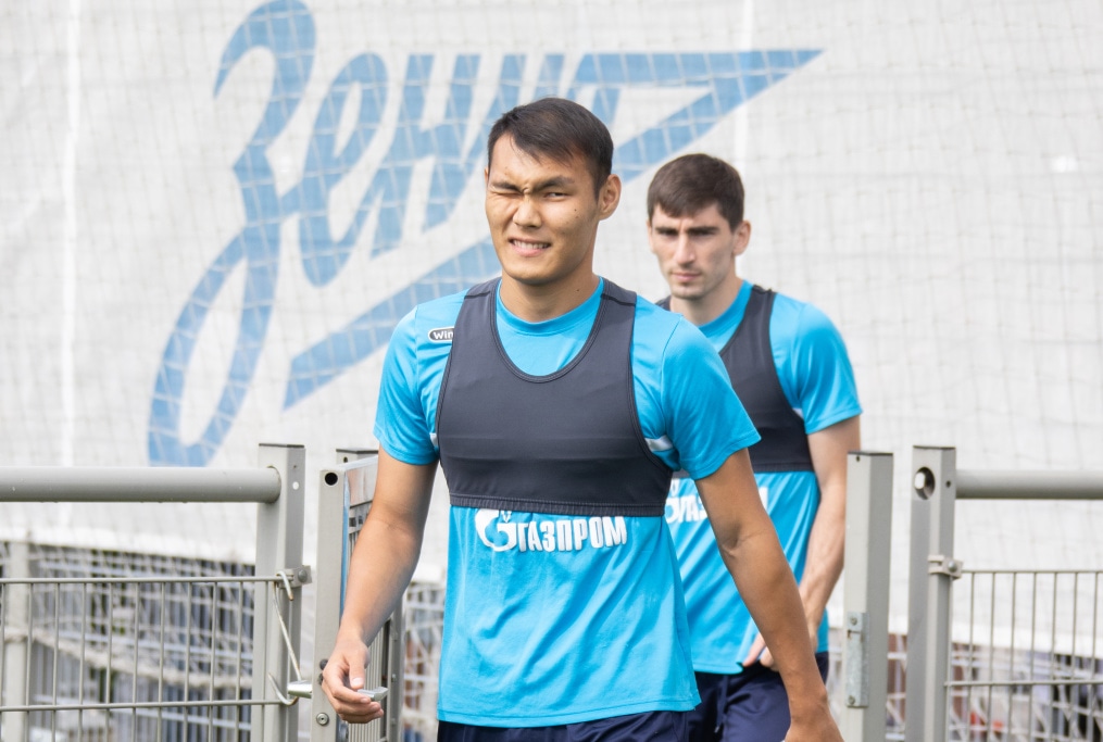 Открытая тренировка «Зенита» перед матчем с «Ахматом»