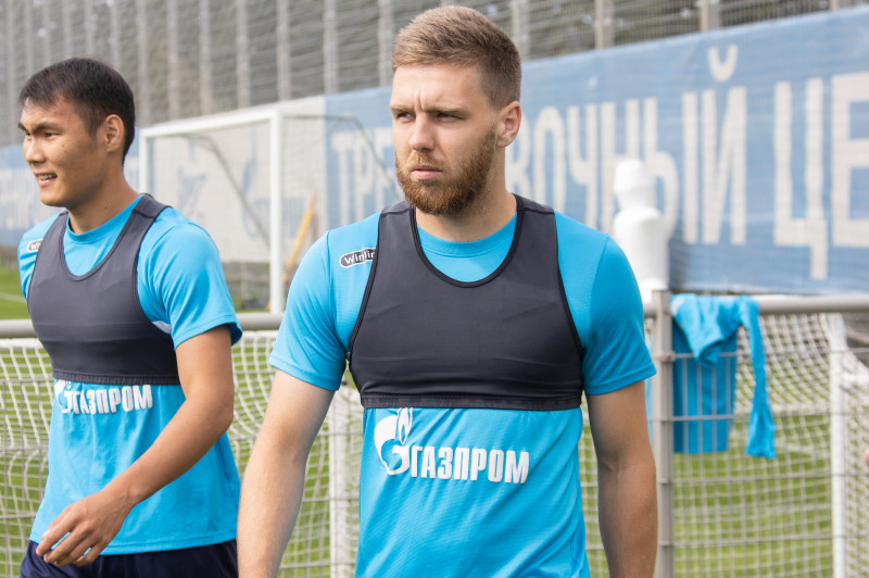 Открытая тренировка «Зенита» перед матчем с «Ахматом»
