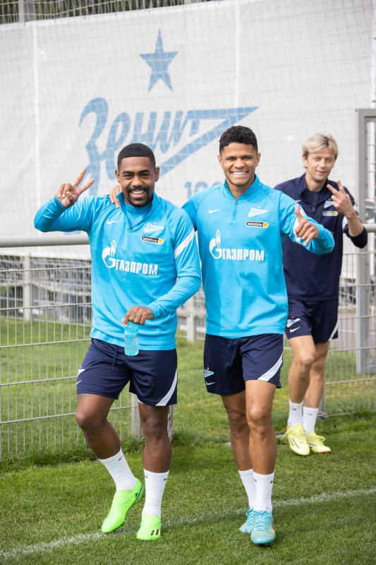 Открытая тренировка «Зенита» перед матчем с «Ахматом»