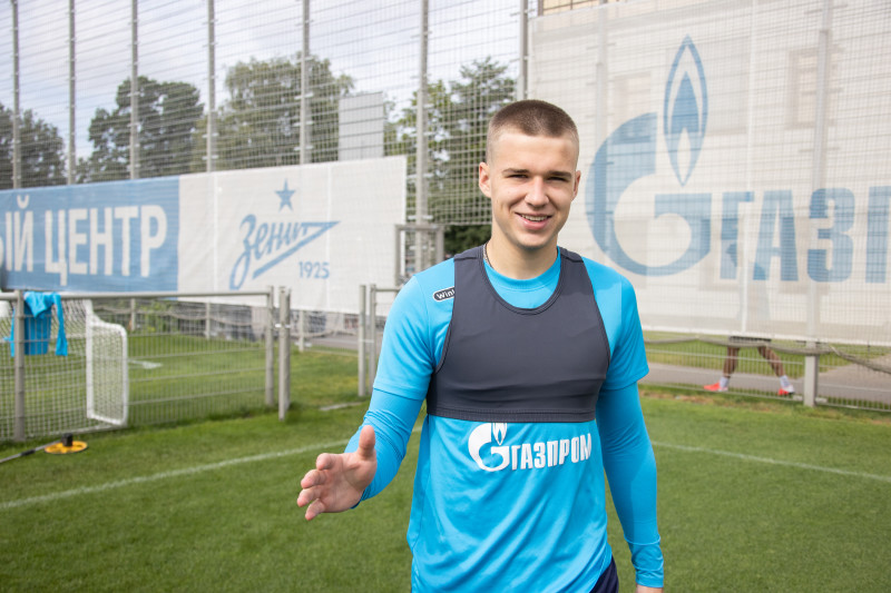 Открытая тренировка «Зенита» перед матчем с «Ахматом»