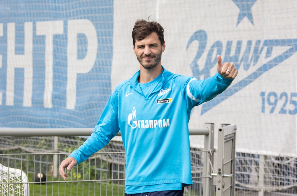 Открытая тренировка «Зенита» перед матчем с «Ахматом»