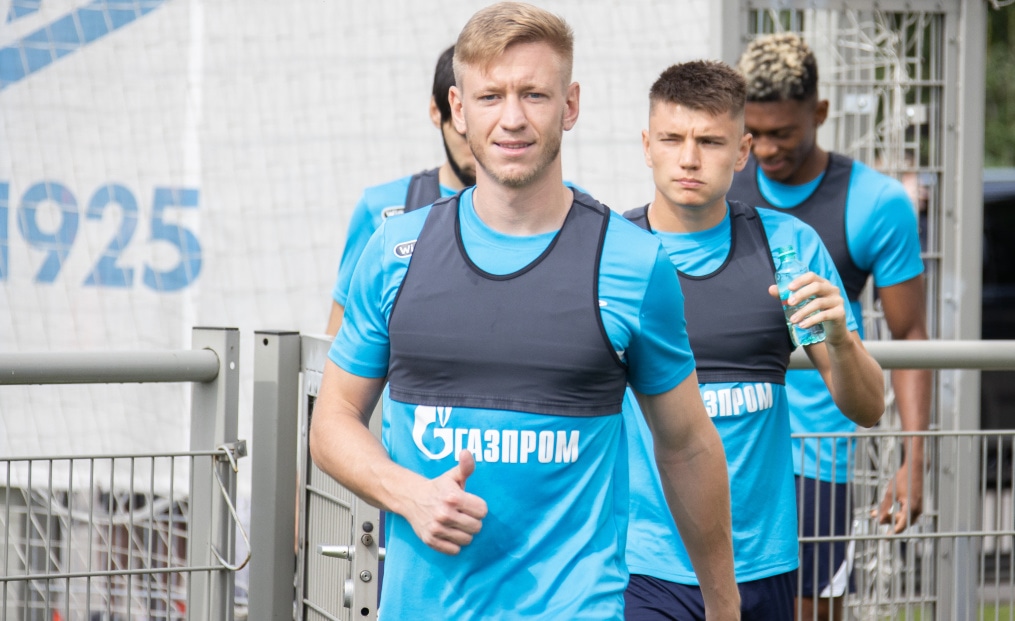 Открытая тренировка «Зенита» перед матчем с «Ахматом»