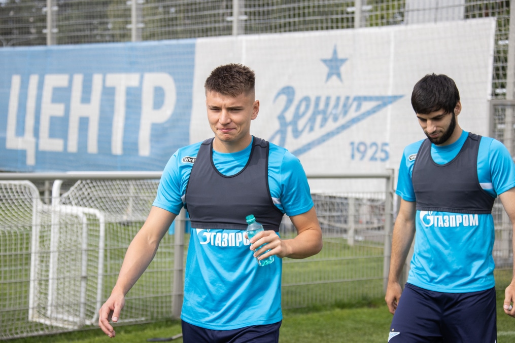 Открытая тренировка «Зенита» перед матчем с «Ахматом»