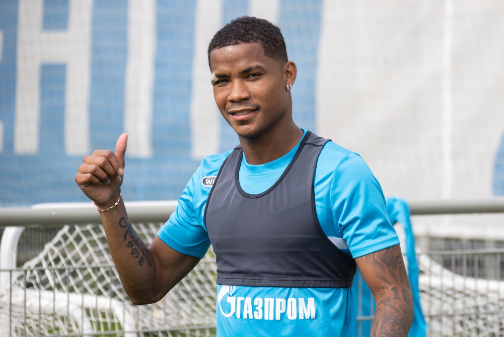 Открытая тренировка «Зенита» перед матчем с «Ахматом»