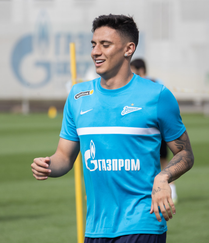 Открытая тренировка «Зенита» перед матчем с «Ахматом»