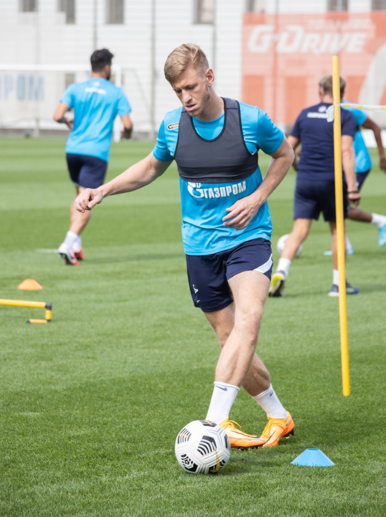Открытая тренировка «Зенита» перед матчем с «Ахматом»
