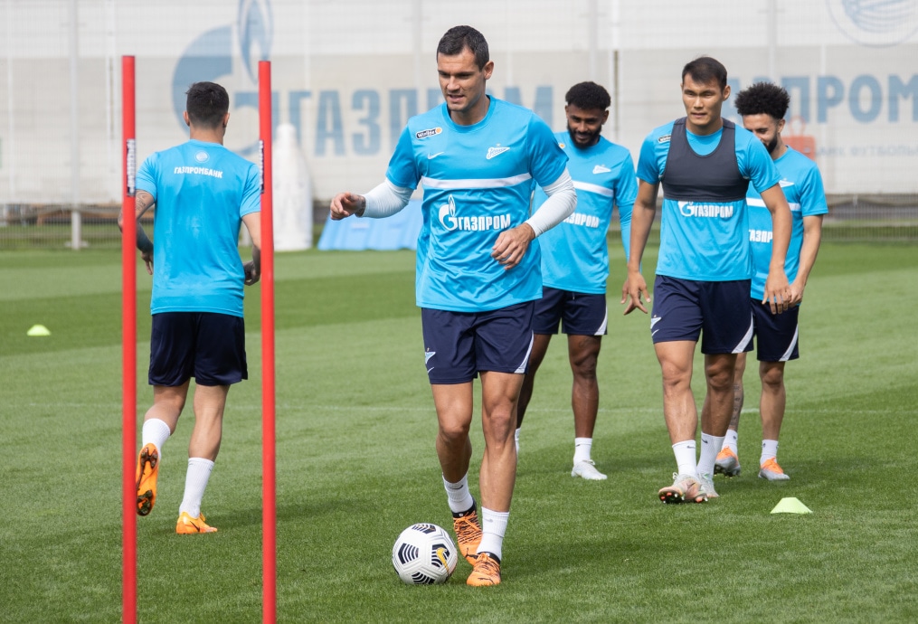 Открытая тренировка «Зенита» перед матчем с «Ахматом»