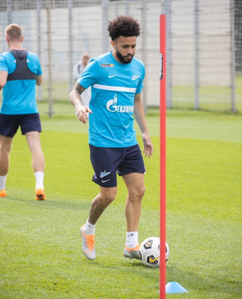 Открытая тренировка «Зенита» перед матчем с «Ахматом»