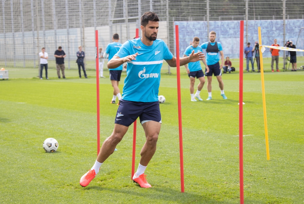 Открытая тренировка «Зенита» перед матчем с «Ахматом»