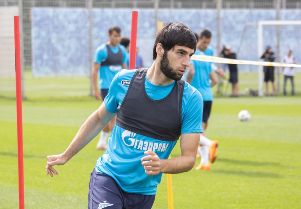 Открытая тренировка «Зенита» перед матчем с «Ахматом»